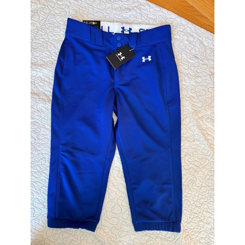 Under Armour Women‎ Royal Blue Softball Pants Cropped Pants Size Small